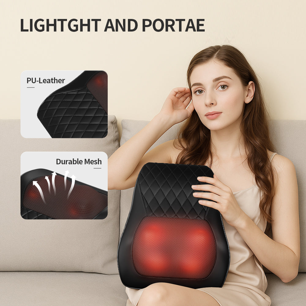 Neck Pillow Massager With Heat 3 Speed Vibration Relaxing Neck Shoulder Back Support Portable Comfort Pillow For Home Office Or Travel Black Didnt Place An Order On TikTok