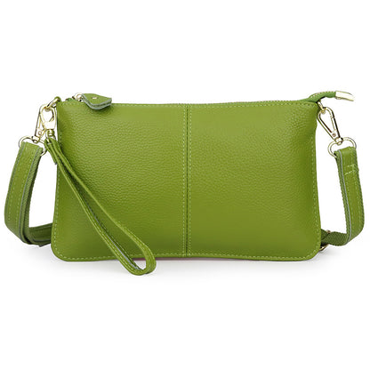 Cowhide ladies shoulder messenger bag