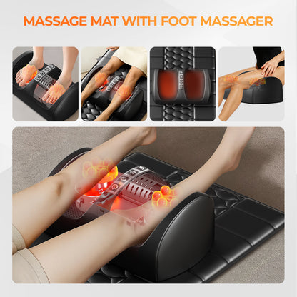 Amazon Restricted Products  Foldable Massage Mattress Controller With Smart Heating And Timer, Perfect For Full-body Relaxation At Home, Portable And Convenient For Home Use