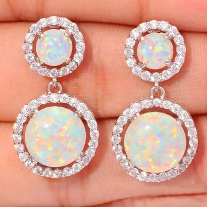Ladies Round Earrings