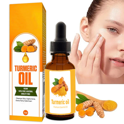 Turmeric Oil 30ml - For The Face Turmeric Serum For Dark Spots Corrector Serum For Face &amp; Body, Anti Aging Facial Serum For Women Men, Reduces Hyperpigmentat