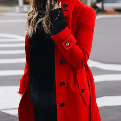 Autumn Winter New Woolen Coat Women&