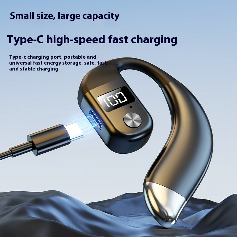 Digital Display 5.4 Over The Ear 30h Ultra Long Battery Life Bluetooth Earphones